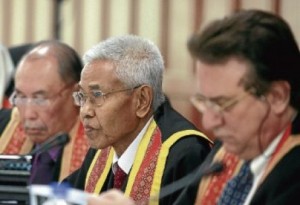 Verkündete das Urteil - Oberster Richter Datuk Abdul Kadir Sulaiman